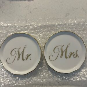 Herend - Mr. and Mrs. Coasters/Ring Holders